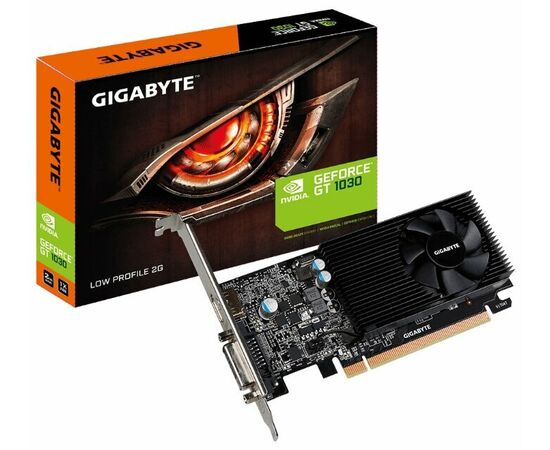 Точка ПК Видеокарта GIGABYTE GeForce GT 1030 Low Profile (GV-N1030D5-2GL), изображение 2