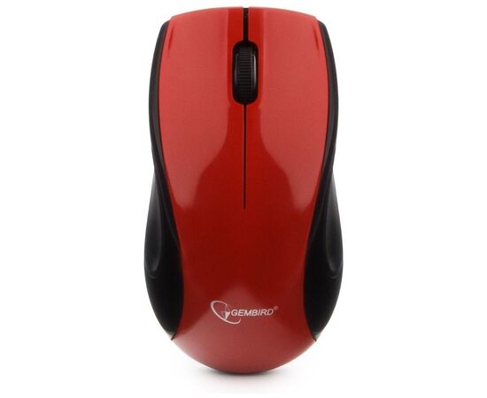 Точка ПК Мышь Gembird MUSW-320-R Red USB, изображение 2