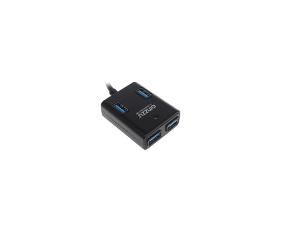 Точка ПК USB-концентратор Ginzzu GR-384UAB, разъемов: 4