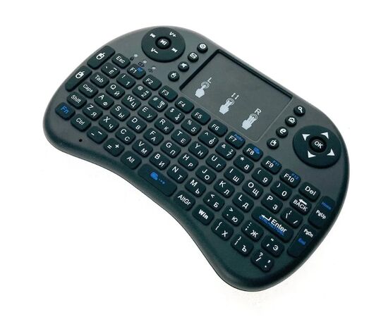 Точка ПК Мини клавиатура беспроводная Espada i8wh Backlit Smart TV с тачпадом, без подсветки
