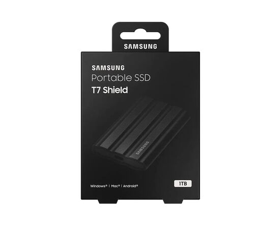 Точка ПК Внешний SSD Samsung T7 Shield 1TB, USB 3.2 Gen 2 Type-C, черный (MU-PE1T0S), изображение 2