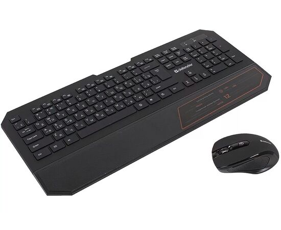 Точка ПК Клавиатура и мышь Defender Berkeley C-925 Nano Black USB