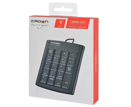 Точка ПК Проводная клавиатура CROWN NumPad. Numeric Keypad (CMNK-001)