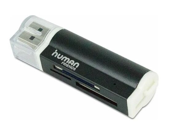 Точка ПК Картридер CBR Human Friends Lighter Black USB 2.0, Multi Card Reader