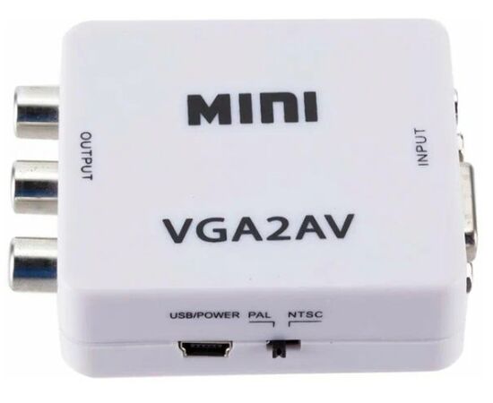 Точка ПК Конвертер переходник из VGA в AV (VGA2AV), изображение 2