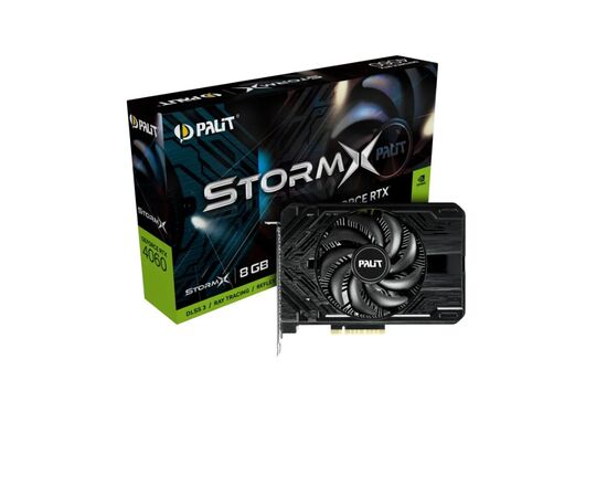 Точка ПК Видеокарта Palit GeForce RTX 4060 8Gb StormX NE64060019P1-1070F