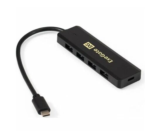 Точка ПК Разветвитель Exegate USB DUB-4CP/1 USB 3.0 Type C(M) - 4 x Type A (F) (Type C (F) питание) 0.17 м че