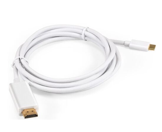 Точка ПК Кабель USB Type C - HDMI ExeGate, 1.8м, 4K/120Hz 8K/30Hz, белый EX294722RUS