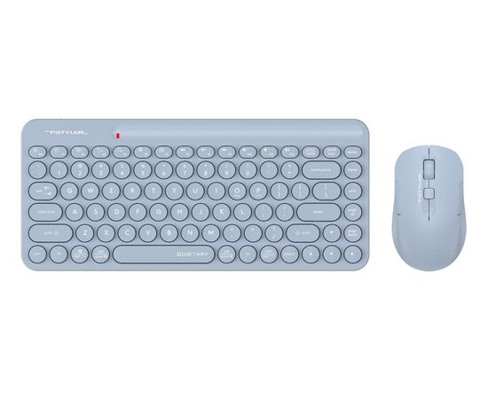 Точка ПК Клавиатура и мышь беспроводные A4Tech Fstyler FG3200 Air, slim, синий