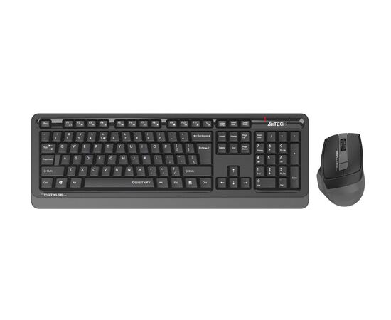 Точка ПК Беспроводной комплект клавиатура + мышь A4Tech Fstyler FG1035, черный/серый