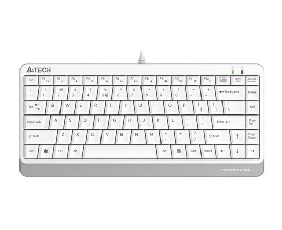 Точка ПК Клавиатура A4Tech Fstyler FKS11 белый/серый