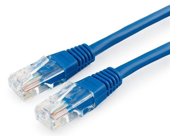 Точка ПК Патч-корд UTP Cablexpert PP12-30M/B кат.5e, 30м, литой, многожильный (синий)
