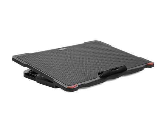 Точка ПК Подставка для ноутбука CROWN MICRO CMLS-402, черный/красная подсветка, изображение 4