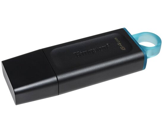 Точка ПК Флешка Kingston DataTraveler Exodia 64 GB, черный/голубой, изображение 4