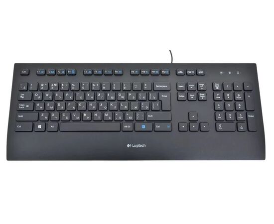 Точка ПК Клавиатура Logitech Corded Keyboard K280e Black USB