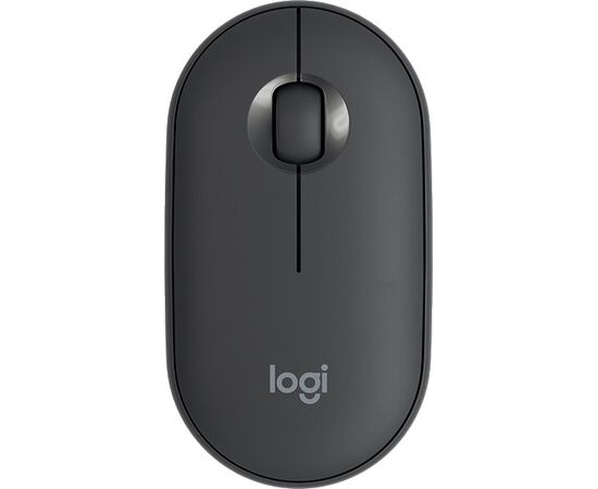 Точка ПК Беспроводная мышь Logitech Pebble M350, графит