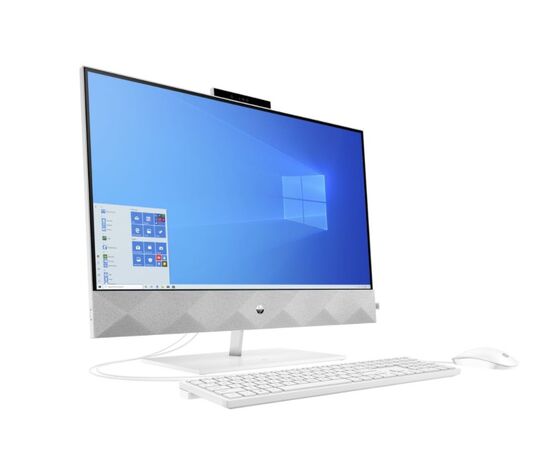 Точка ПК Моноблок HP Pavilion 27-d0005ur AiO 27"/i3 10300T/4Gb/128SSD/noDVD/White/W10 + kbd&mouse, изображение 2