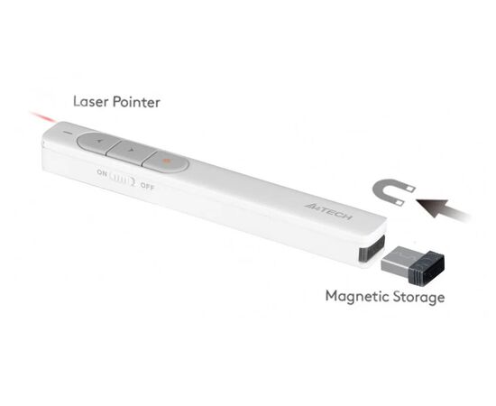 Точка ПК Презентер A4Tech LP15, белый, изображение 2