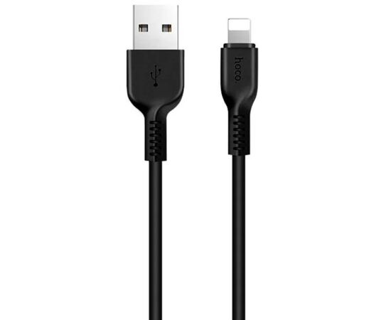 Точка ПК Кабель USB HOCO X20 Flash, USB - Lightning, 2А, 2м, черный