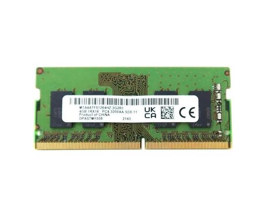 Точка ПК Оперативная память Micron 4 ГБ DDR4 3200 Мгц SO-DIMM MTA4ATF51264HZ-3G2R1