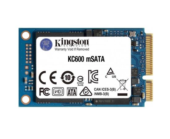 Точка ПК Твердотельный накопитель Kingston KC600 512 ГБ mSATA SKC600MS/512G