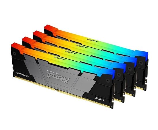 Точка ПК Оперативная память Kingston FURY Renegade RGB 128GB (4x32GB) DDR4 3600Mhz CL18 KF436C18RB2AK4/128