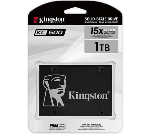 Точка ПК Твердотельный накопитель Kingston KC600 1 ТБ SATA SKC600/1024G