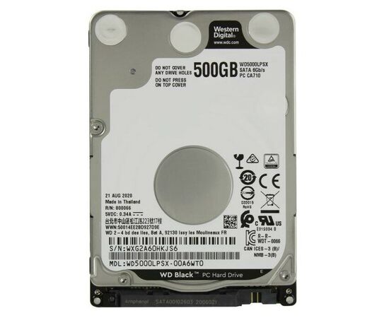 Точка ПК Жесткий диск Western Digital WD Black 500 ГБ WD5000LPSX, изображение 2