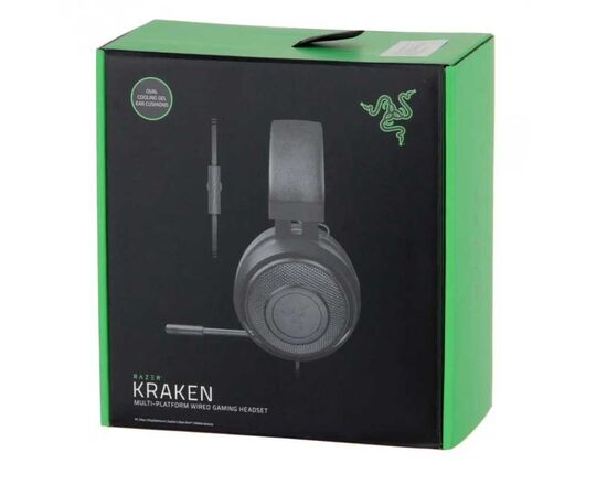 Точка ПК Наушники Razer проводные с микрофоном Kraken 7.1 , 3.5 мм, черный, изображение 7