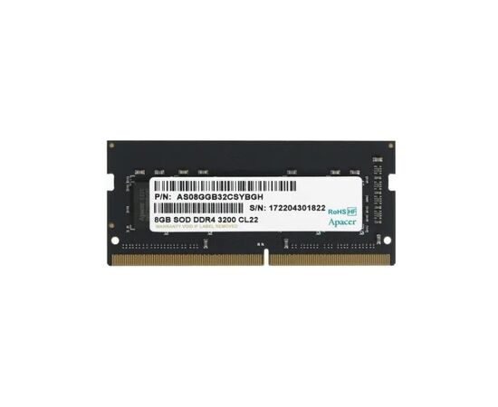 Точка ПК Оперативная память Apacer 8 ГБ DDR4 3200 МГц CL22 SO-DIMM AS08GGB32CSYBGH