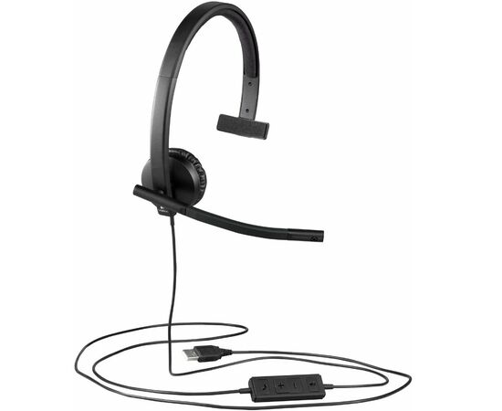 Точка ПК Наушники Logitech USB Headset Mono H570e 981-000571, изображение 3