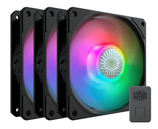 Точка ПК Комплект вентиляторов Cooler Master SickleFlow 120 ARGB 3in1 (MFX-B2DN-183PA-R1)