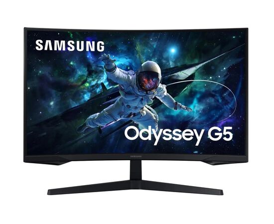 Точка ПК Монитор 32" Samsung Odyssey G5 S32CG550EI, 2560x1440, 165 Гц, VA, черный