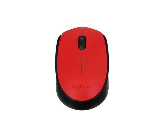 Точка ПК Беспроводная мышь Logitech M170, красный