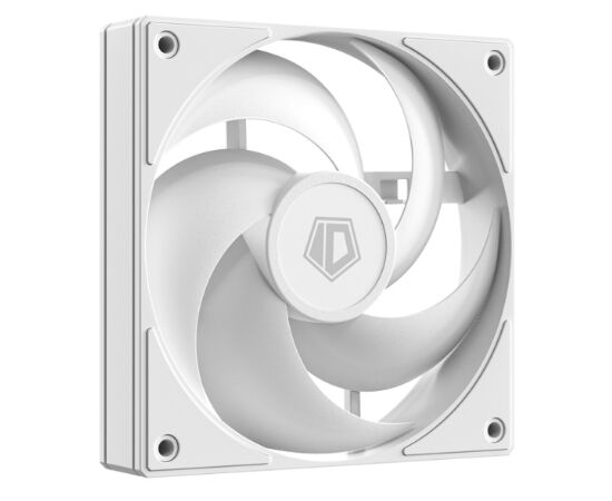 Точка ПК Вентилятор для корпуса ID-COOLING AS-120-W, белый