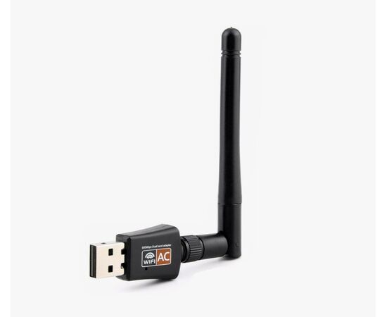 Точка ПК Wi-Fi AC Адаптер с антенной USB 2.0, 600 Мбит/с, 2.4+5GHz